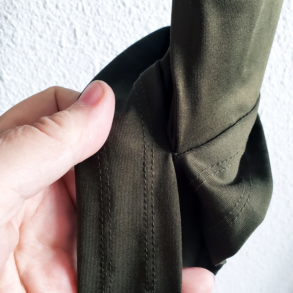 Yoga Fitness Cropped Leggins Wrap Ribbons - Picture 3 of 9